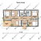 Одноэтажный дом «Станица» 70 м2 с террасой