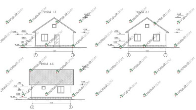 Одноэтажный дом «Монро» 52 м2